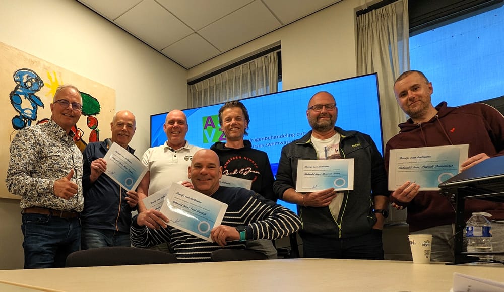 Team ASVZ tijdens de cursus